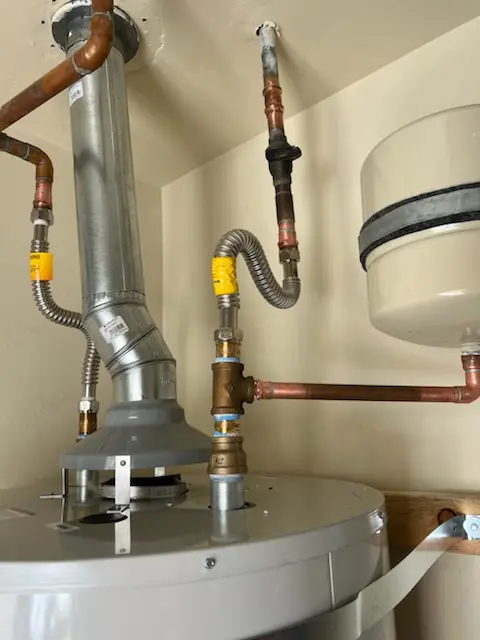 Water heater installation and plumbing repair in Rowland